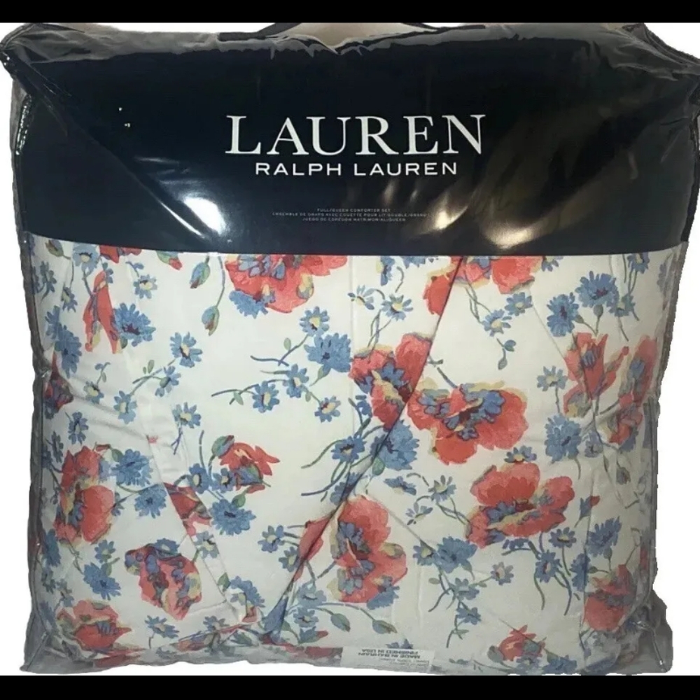 Ralph Lauren Kylah Floral Queen Comforter Set With Shams